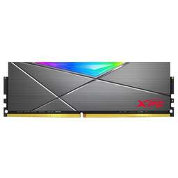 ADATA Модуль памяти XPG SPECTRIX D50 RGB Grey Gaming Memory AX4U320032G16A-ST50 32GB DDR4 3200 DIMM Non-ECC, CL16, 1.35V, Heat Shield, RTL, (933584)