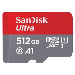 SANDISK Ultra UHS I 512GB MicroSD Card 150MB/s R, for Smartphones
