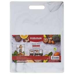 ATTRIBUTE ABX143-1 Доска разделочная MARBLE White 27,5х36,5см