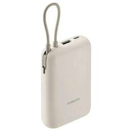 XIAOMI Внешний аккумулятор 33W Power Bank 10000mAh (Integrated Cable) Tan GL