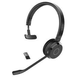 JABRA Гарнитура Evolve 65 TE, для компьютера/мобильных устройств, накладные, беспроводные/Bluetooth/USB, моно, черный [6693-833-309]