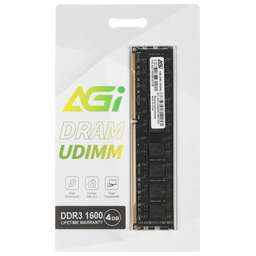 AGI Память 4GB 1600MHz 160004UD128 UD128 RTL PC4-12800 DIMM 240-pin 1.2В Ret