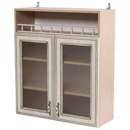 БИТЕЛ АНЖЕЛИКА ШКН 800ПВ (высота 920) фасад ясень/патина, каркас дуб молочный