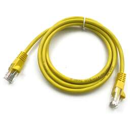 BURO Патч-корд UTP-5E-1,5M-Y UTP 4 пары cat.5E CCA molded 1.5м желтый RJ-45 (m)-RJ-45 (m)