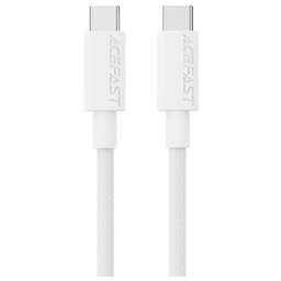 ACEFAST Зарядный дата кабель C18-03 USB-C To USB-C Braid Charging Data Cable. Цвет: белый