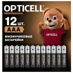OPTICELL AAA Батарейка Professional LR03, 12 шт