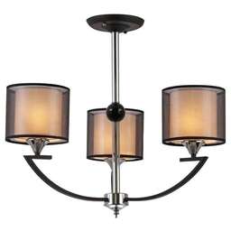 HIPER Люстра Andrea H025-3 потолоч. золотистый/хром