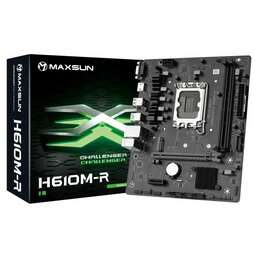 MAXSUN Материнская плата Challenger H610M-R, LGA 1700, Intel H610, mATX, Ret