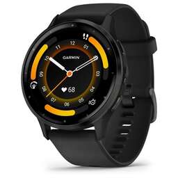 GARMIN Смарт-часы Venu 3 35.4мм 1.4" AMOLED черный р.бр.:135-200мм (010-02784-01)