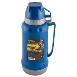 MALLONY Термос в пластиковом корпусе со стеклянной колбой ACQUA, 1,8 л (2 чашки) (008240)
