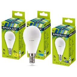 ERGOLUX (13174) LED-G45-9W-E14-4K