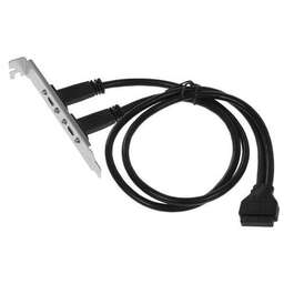NONAME Адаптер USB 2xUSB3.1 Type-C Bulk