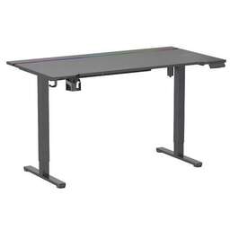 CACTUS Стол компьютерный CS-EDXL-GBK, с регулировкой высоты, электропривод, МДФ, черный