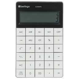 BERLINGO Калькулятор Power TX, CIW_100, 12-разрядный, белый