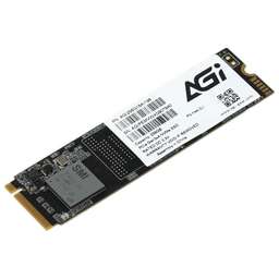 AGI SSD накопитель AI198 25B066AI198 256ГБ, M.2 2280, PCIe 3.0 x4, NVMe, M.2