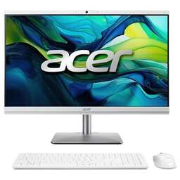 ACER Моноблок Aspire C27-195ES 27" Full HD Core Ultra 7 155U (1.7) 16Gb SSD512Gb Graphics CR Eshell GbitEth WiFi BT 65W клавиатура мышь Cam серебристый 1920x1080