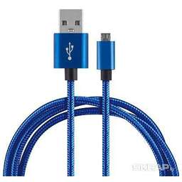 ENERGY Кабель ET-27 USB/MicroUSB, цвет - синий