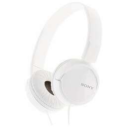 SONY Наушники MDR-ZX110, 3.5 мм, накладные, белый [mdr-zx110/wze]