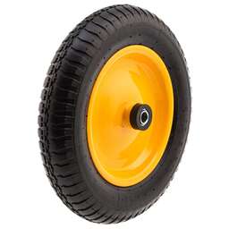 PALISAD Колесо пневматическое, 3.00-8, D 360 мм, внутренний подшипник D 16 мм, длина оси 92 мм 68940