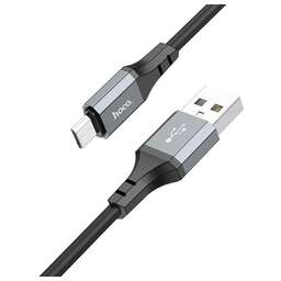 HOCO Кабель X86 Micro Spear X86 MICRO USB (m)-micro USB (m) 1м черный коробка