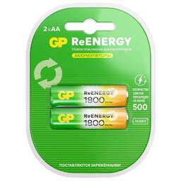 GP Аккумулятор 180AAHCRGY-2CRCB2 AA NiMH 1800mAh (2шт)