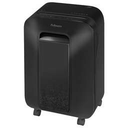 FELLOWES Шредер PowerShred LX201 черный (секр.P-5) перекрестный 12лист. 22лтр. скрепки скобы пл.карты