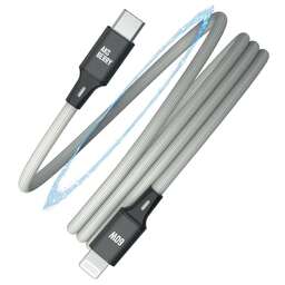 AKSBERRY (6900307880012) X164 Magnetic Type C - Lightning, серый