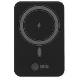 CACTUS Внешний аккумулятор (Power Bank) CS-PBFSUA-10000, 10000мAч, черный