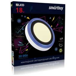 SMARTBUY (SBL1-DLB-18-3K-B) 18w/3000K+B