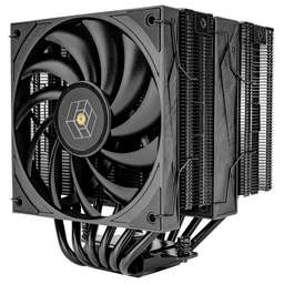 THERMALRIGHT Устройство охлаждения(кулер) Royal Knight 120 нет подсветки Soc-AM5/AM4/1200/1700/1851 черный 4-pin 29.4dB Al+Cu Ret (RK120-BL)