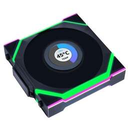 LIAN-LI Вентилятор для корпуса Uni Fan SL Wireless 120 LCD ARGB 120х124.5x28 черный 4-pin 29.5дБ (G99.12SLLCD1W1B.R0) Ret