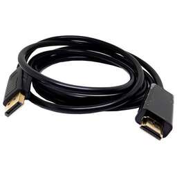 NONAME Кабель 1.2v, DisplayPort (m) - HDMI (m), GOLD , 2м, черный