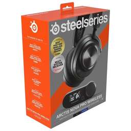 STEELSERIES Наушники с микрофоном Arctic Nova Pro черный мониторные BT оголовье (61520)