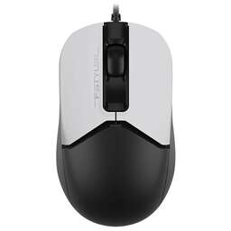 A4TECH Мышь Fstyler FM12 Panda белый/черный оптическая (1200dpi) USB (3but)