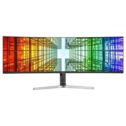 SAMSUNG Монитор 49 S49C950UAI 1000R, VA, 32:9, 5K, 5ms, 350cd, 120Hz, DP, HDMI, USB, USB-C, LAN, HAS