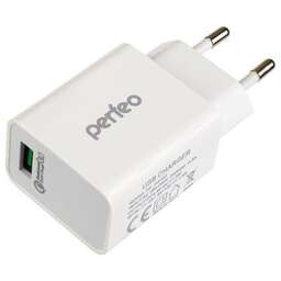 PERFEO (I4659) СЗУ USB, QC3.0, 18W, белый