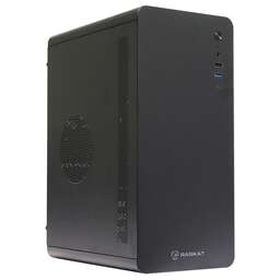 RASKAT Компьютер STANDART 300 (Intel Core i3-12100, RAM 16GB, SSD 512GB, noOS, Black)