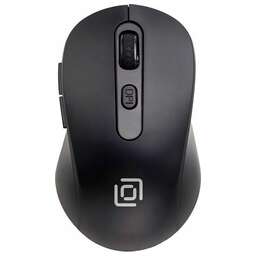 OKLICK Мышь Оклик 677MW черный оптическая 1600dpi беспров. USB 6but (1520859)