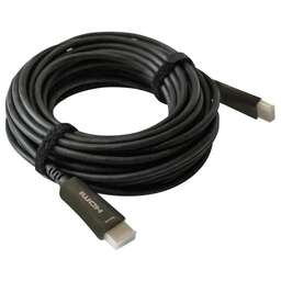 DIGMA Кабель аудио-видео HDMI 2.0 AOC, HDMI (m) - HDMI (m) , ver 2.0, 20м, GOLD, черный [bhp aoc 2.0-20]