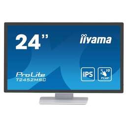 IIYAMA 23.8" Монитор ProLite T2452MSC-W1, 1920x1080, IPS, 1хHDMI, 1хDP, белый