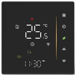 MOES Умный терморегулятор для теплого пола Zigbee Electric Heating Thermostat Black (черный)