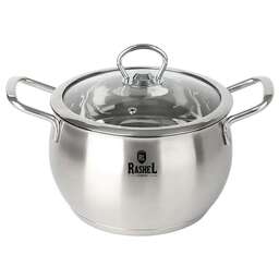 RASHEL Кастрюля из нержавеющей стали R-20s, 2л