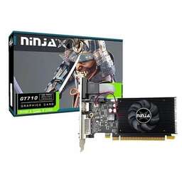 NINJA (SINOTEX) Видеокарта GT710 4GB DDR3 64bit VGA DVI HDMI 1FAN LP RTL