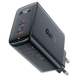 ACEFAST Зарядное устройство A29 PD50W GaN USB-C+USB-C dual port charger (EU). Цвет: черный