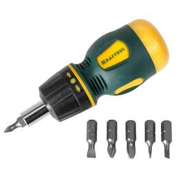 KRAFTOOL Отвертка 26190-H7 в компл.:7 предметов