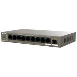 IP-COM Коммутатор G2210P-8-102W (L2) 9x1Гбит/с 1xКомбо(1000BASE-T/SFP) 1SFP 8PoE 92W неуправляемый