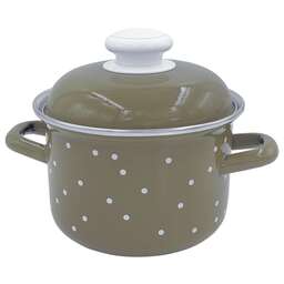 ЛЫСЬВА 1612АП2/8Кс White dots Каменно-серый эмал 3,0л