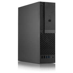 FOXLINE Корпус для ПК FL-1001-TFX300S-U32C mATX case, black w/PSU TFX 300W, w/2xUSB2.0+2xUSB3.0+1xType-C (USB2.0),w/1xcombo audio, w/pwr cord, w/ 8cm FAN