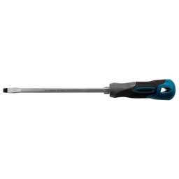 GROSS Отвертка SL8x 200 мм, S2, трехкомпонентная рукоятка 12123