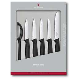 VICTORINOX Набор ножей кухон. Swiss Classic Paring 6.7113.6G компл.:6предм. черный подар.коробка